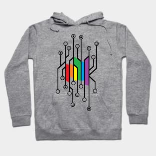 Rainbow circuits Hoodie